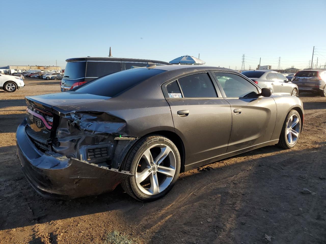 Image 3 of 2017 DODGE CHARGER SXT 2017 with VIN 2C3CDXHGXHH593339