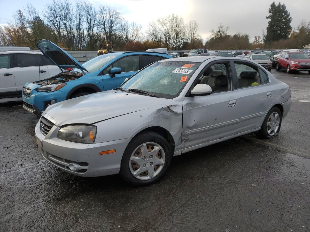 Image 1 of 2004 HYUNDAI ELANTRA GLS 2004 with VIN KMHDN46D74U789374