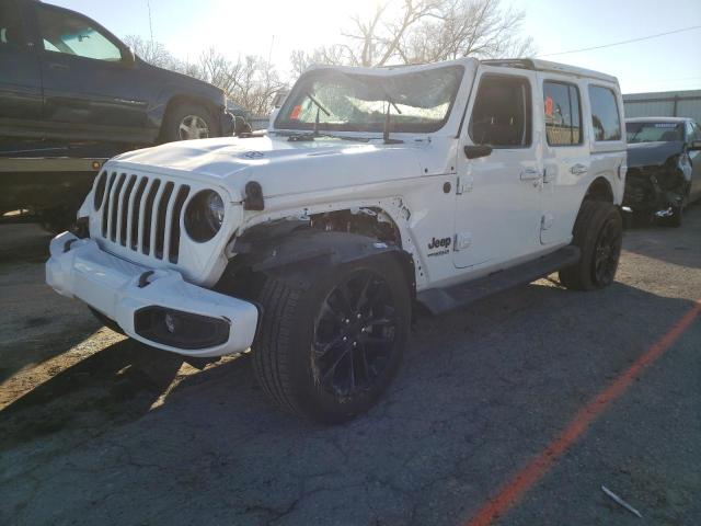 Image 2 of 2021 JEEP WRANGLER UNLIMITED SAHARA 2021 with VIN 1C4HJXEN9MW845378