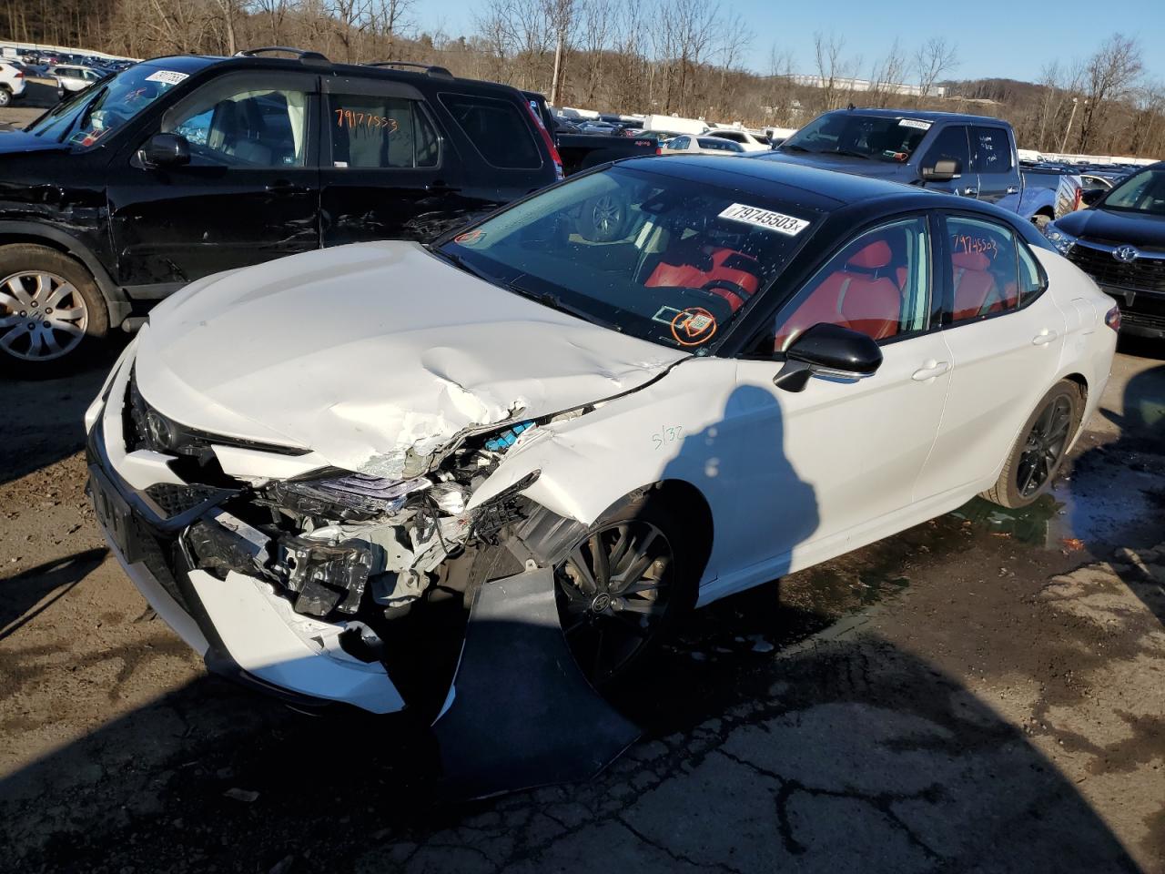 Image 1 of 2020 TOYOTA CAMRY XSE 2020 with VIN 4T1K61BK8LU005693