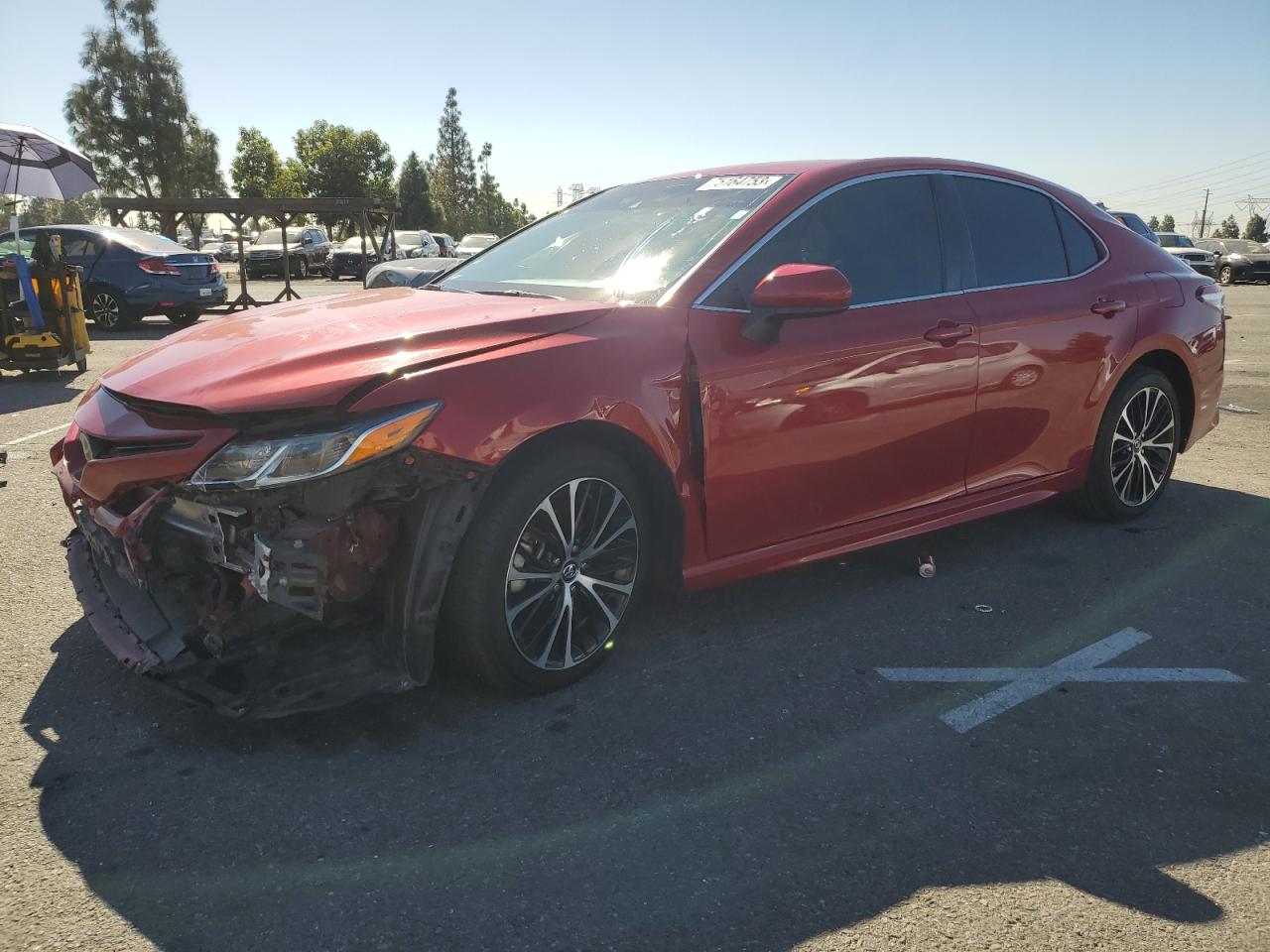 Image 1 of 2020 TOYOTA CAMRY SE 2020 with VIN 4T1G11AK8LU306857