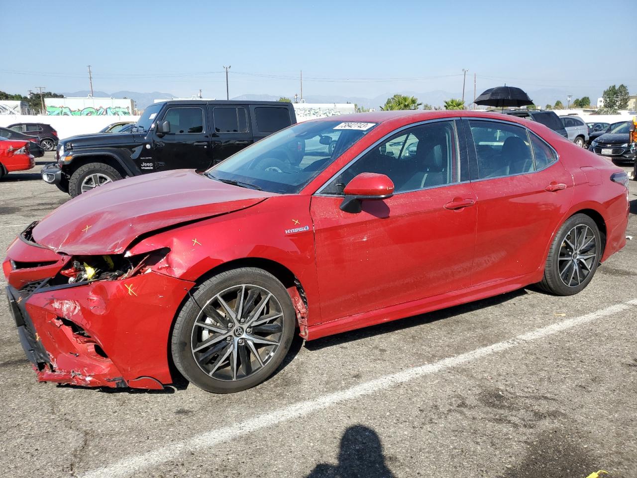 Obraz 1 z 2021 TOYOTA CAMRY SE 2021 z VIN 4T1G31AK7MU029579