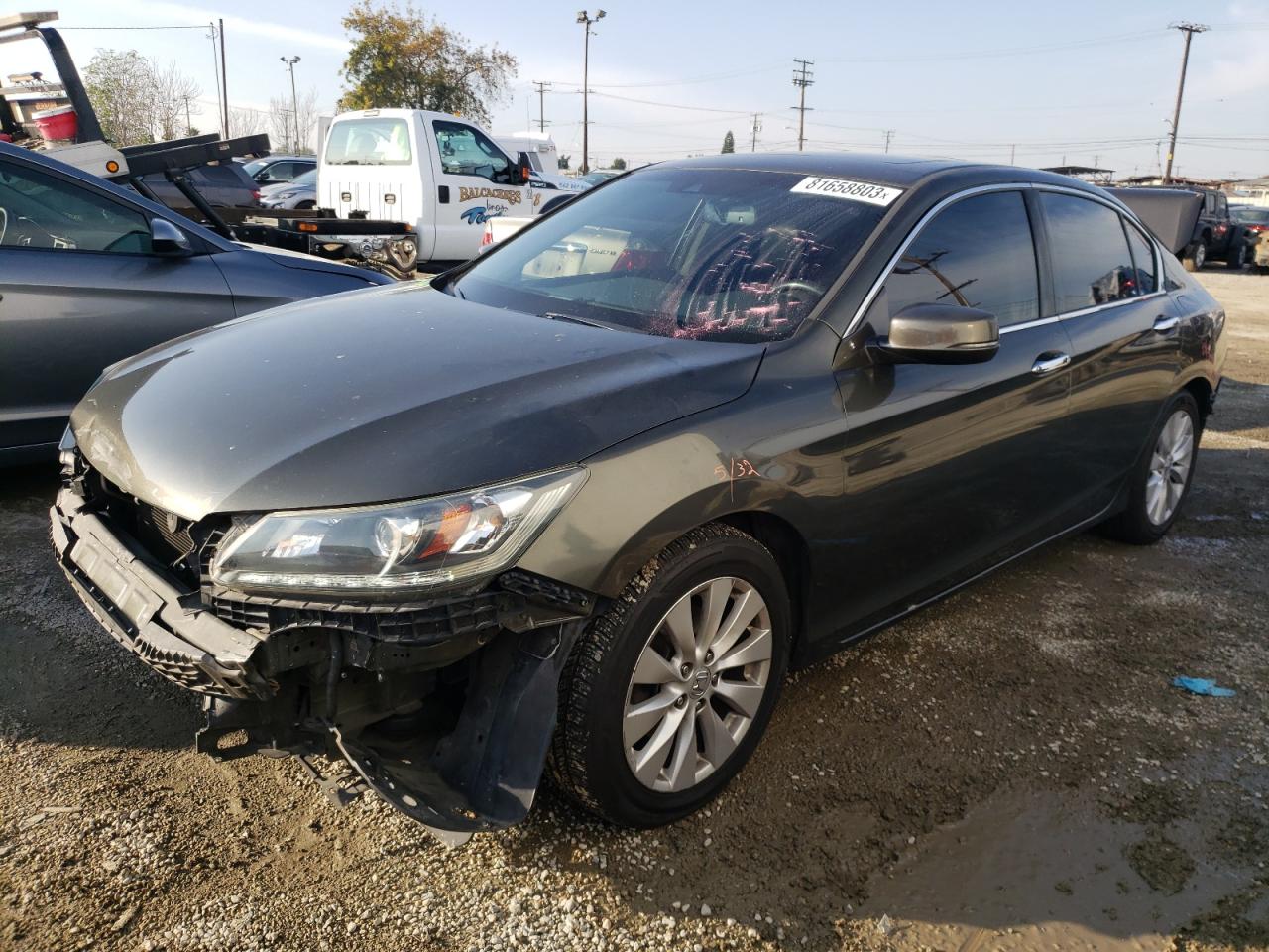 Image 1 of 2013 HONDA ACCORD EXL 2013 with VIN 1HGCR3F86DA009482