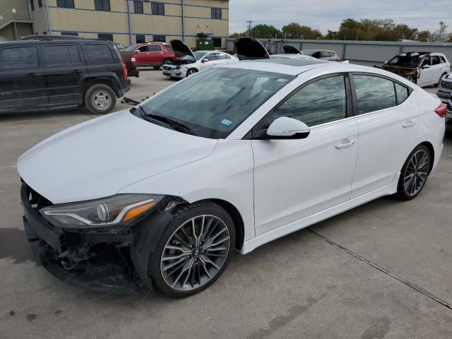 Image 1 of 2018 HYUNDAI ELANTRA SPORT 2018 with VIN KMHD04LB6JU535328
