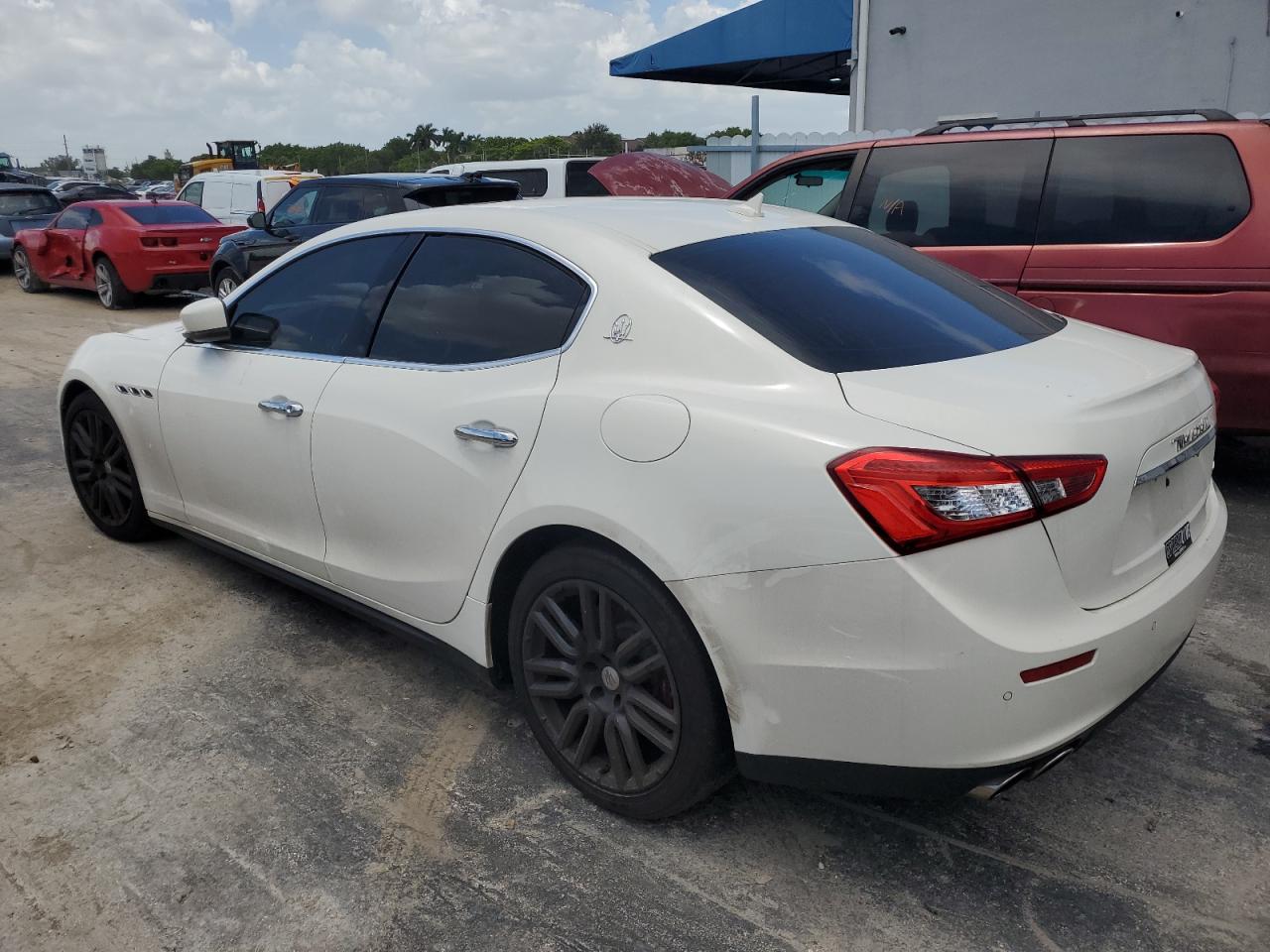 Image 2 of 2015 MASERATI GHIBLI  2015 with VIN ZAM57XSA0F1154254