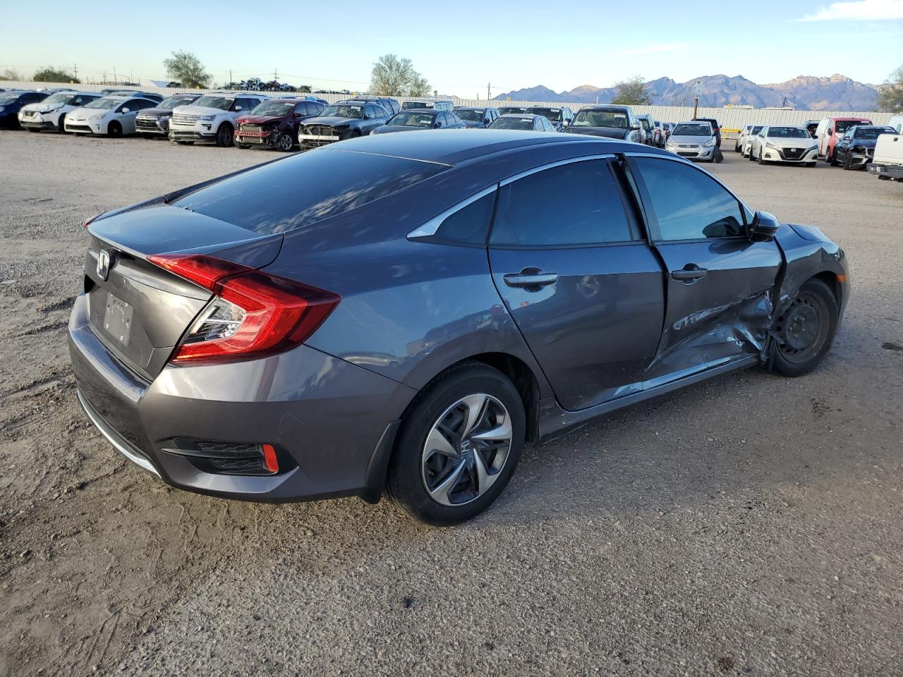 Image 3 of 2021 HONDA CIVIC LX 2021 with VIN 2HGFC2F61MH507792