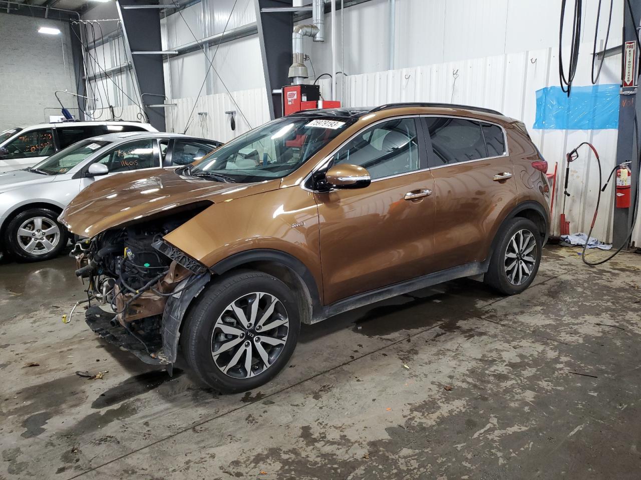 Image 1 of 2018 KIA SPORTAGE EX 2018 with VIN KNDPNCAC4J7406446