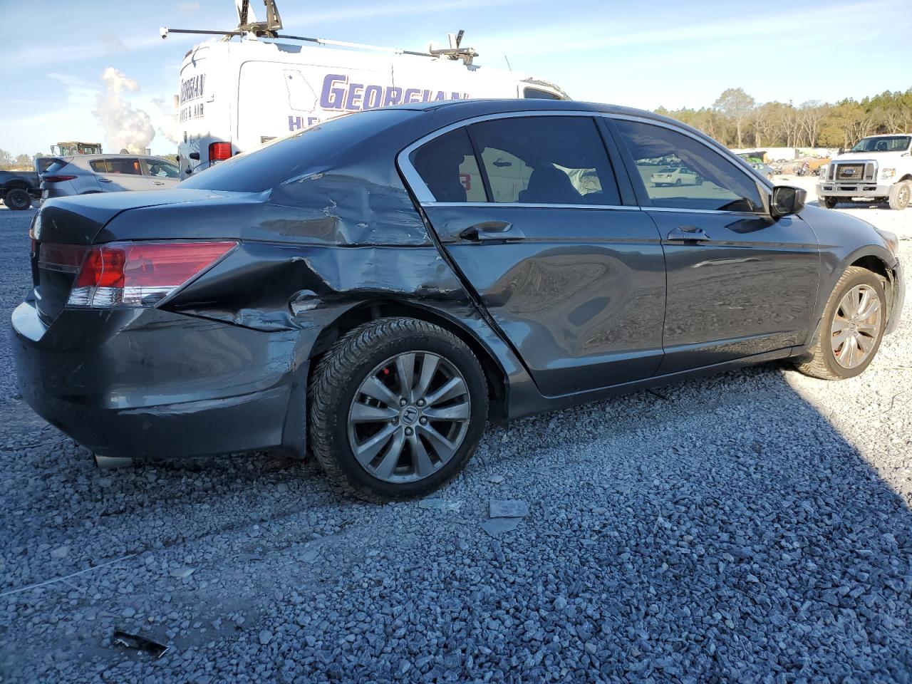 Image 3 of 2012 HONDA ACCORD EX 2012 with VIN 1HGCP2F7XCA190513