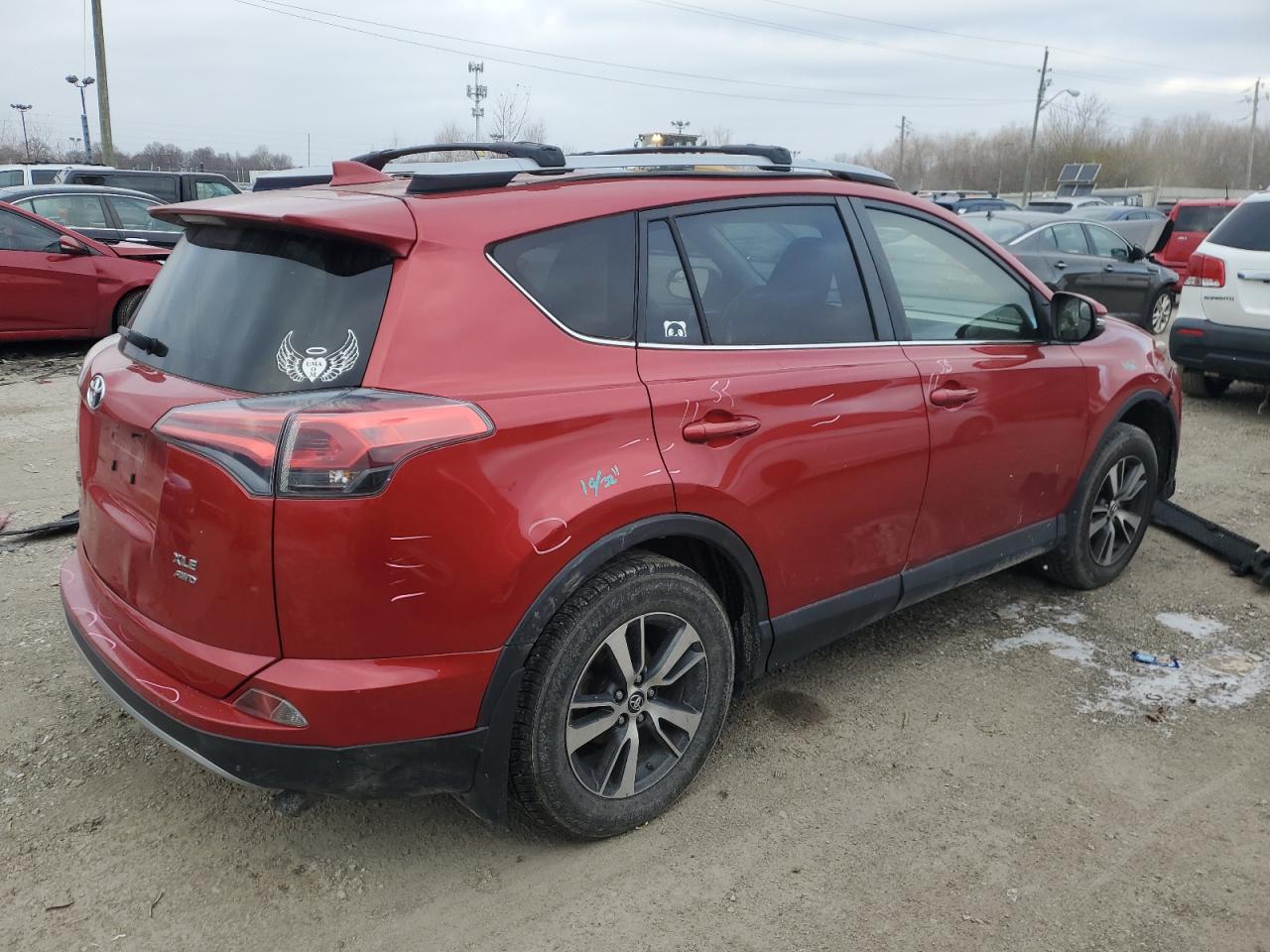 Image 3 of 2017 TOYOTA RAV4 XLE 2017 with VIN JTMRFREV0HJ113449