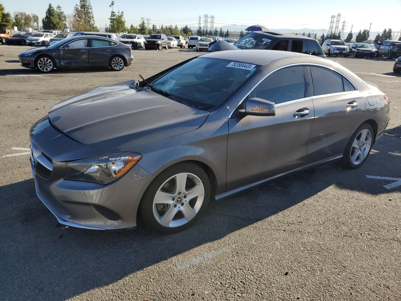 Image 1 of 2019 MERCEDES-BENZ CLA 250 2019 with VIN WDDSJ4EB3KN739897