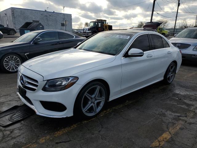 Image 1 of 2016 MERCEDES-BENZ C 300 4MATIC 2016 with VIN 55SWF4KB2GU118656