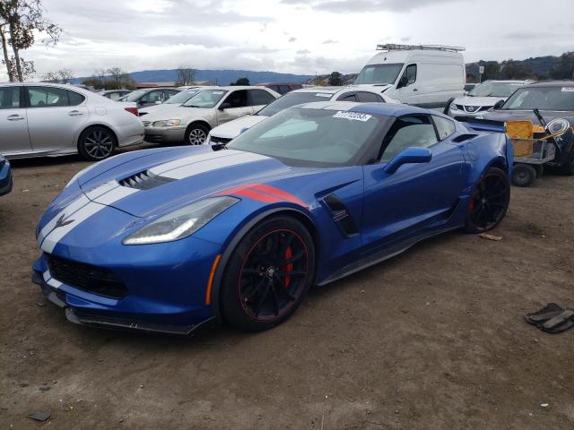 Image 1 of 2019 CHEVROLET CORVETTE GRAND SPORT 1LT 2019 with VIN 1G1YV2D7XK5120118