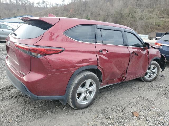 Image 3 of 2021 TOYOTA HIGHLANDER L 2021 with VIN 5TDBZRBHXMS154126