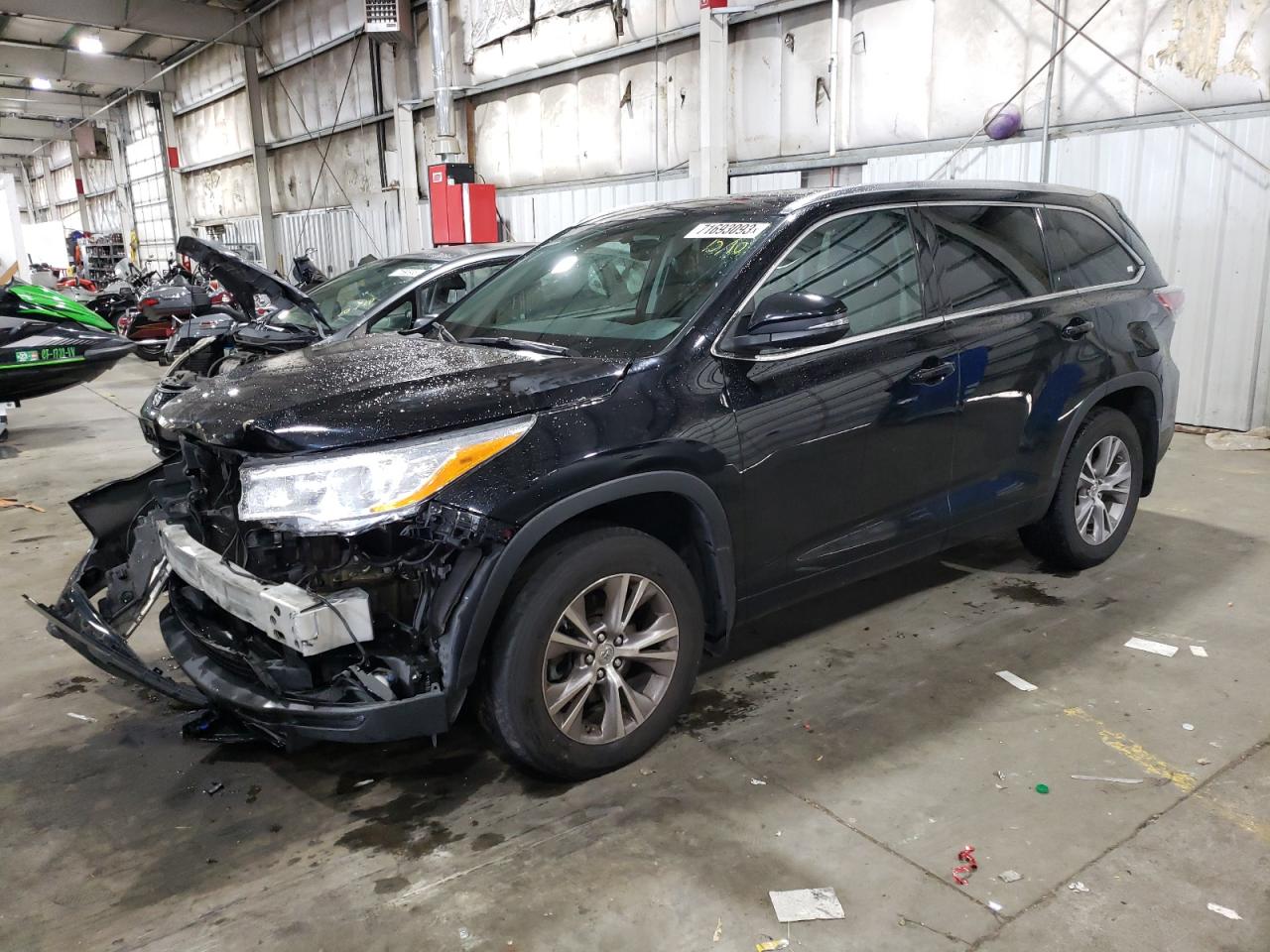 Изображение 1 2014 TOYOTA HIGHLANDER XLE 2014 с VIN 5TDJKRFH4ES009837