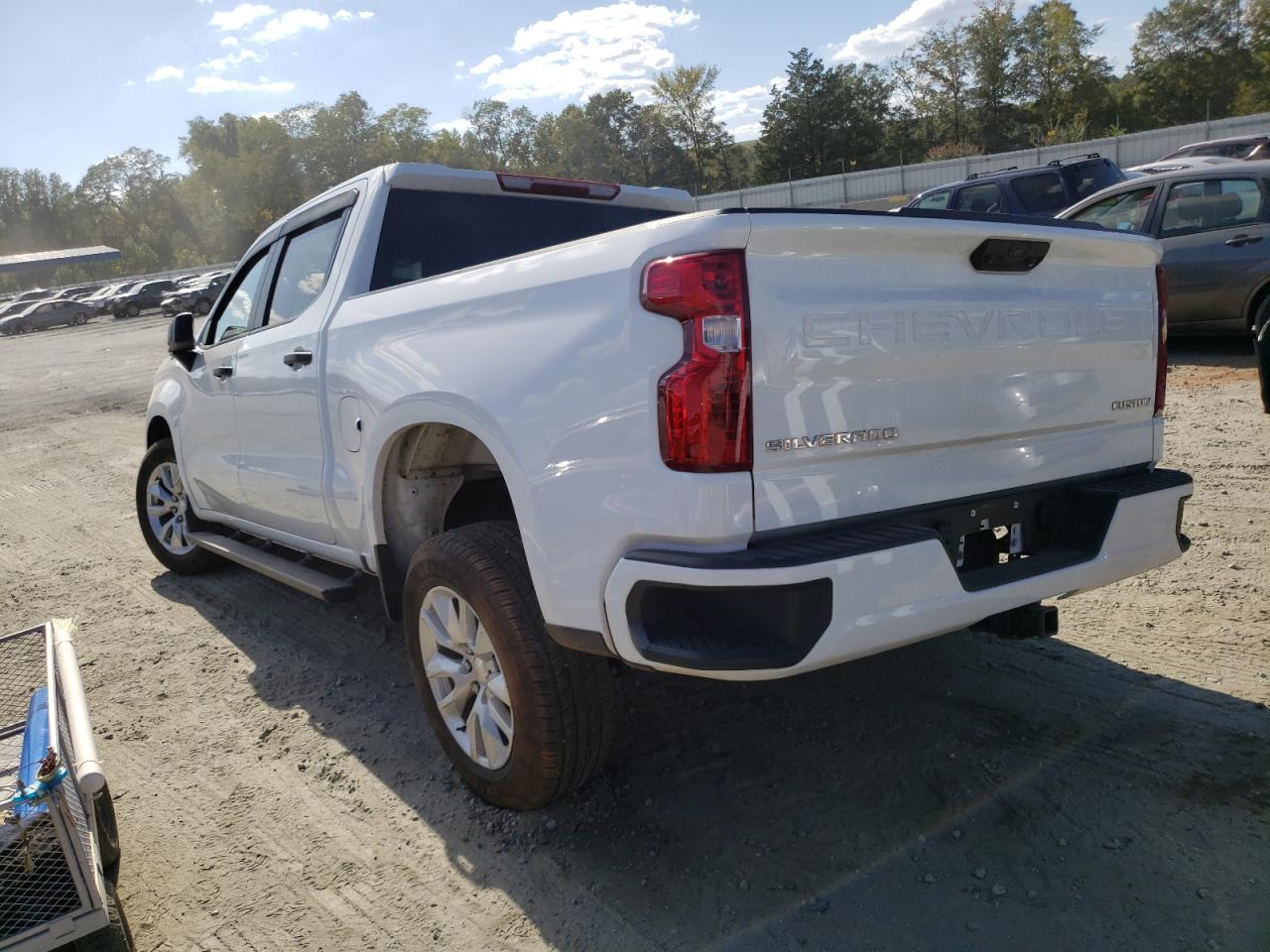 Image 2 of 2022 CHEVROLET SILVERADO C1500 CUSTOM 2022 with VIN 1GCPABEKXNZ575887
