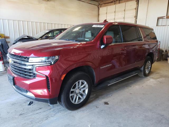 Image 1 of 2021 CHEVROLET SUBURBAN C1500 LT 2021 with VIN 1GNSCCKD9MR145029