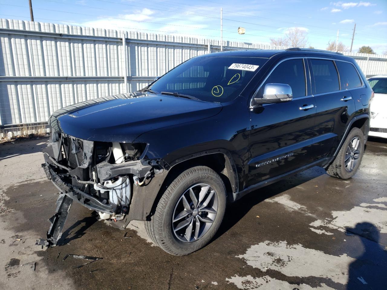 Image 1 of 2018 JEEP GRAND CHEROKEE LIMITED 2018 with VIN 1C4RJFBG4JC363418