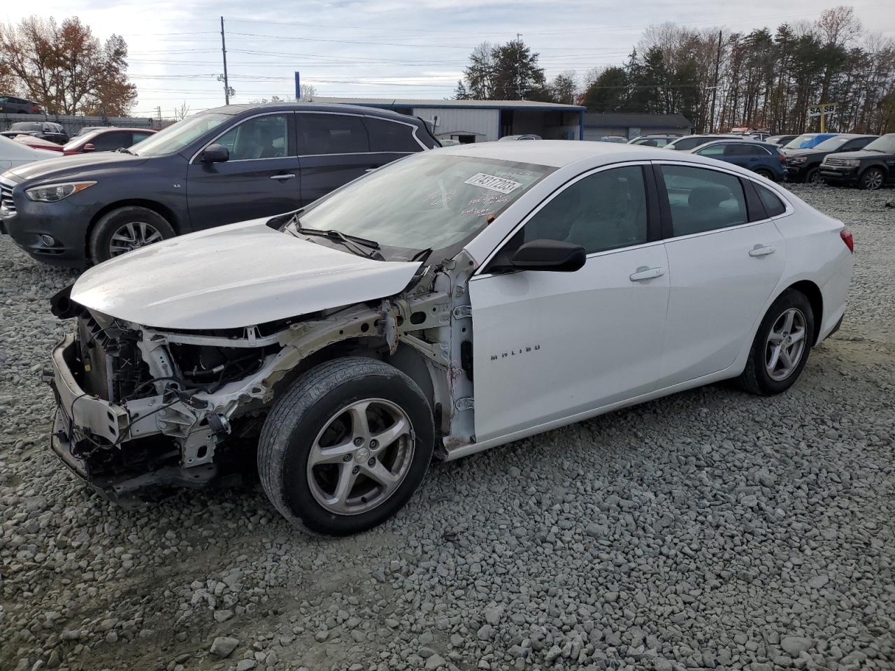 Image 1 of 2016 CHEVROLET MALIBU LS 2016 with VIN 1G1ZB5ST0GF187147