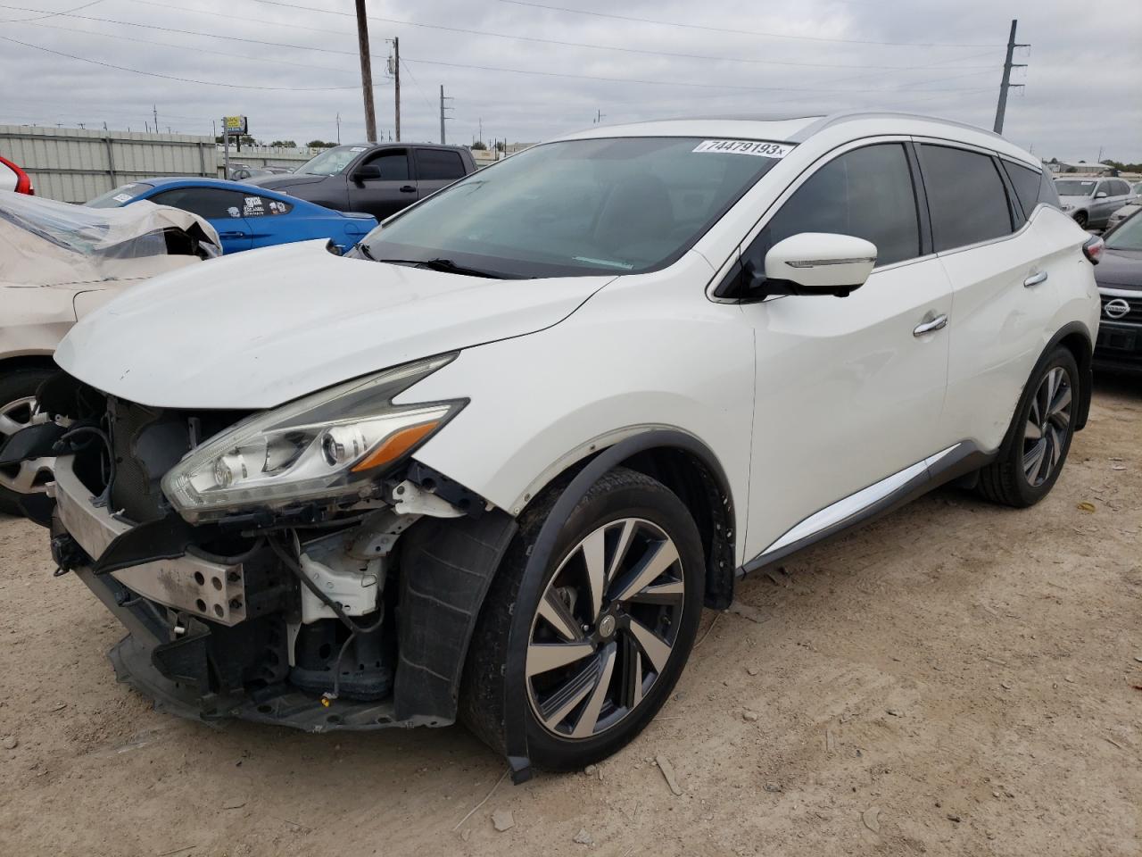 Image 1 of 2015 NISSAN MURANO S 2015 with VIN 5N1AZ2MG1FN266874