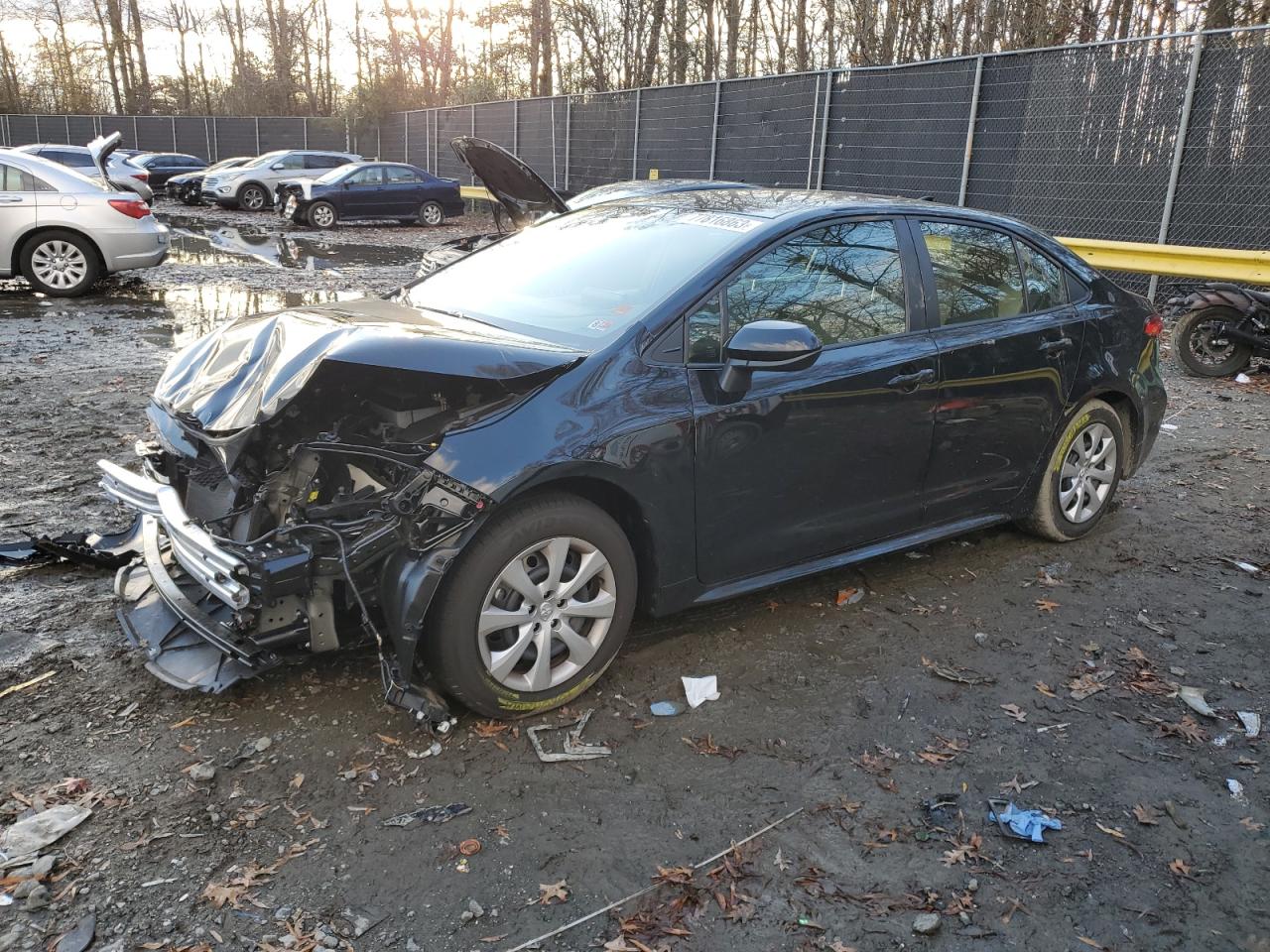 Image 1 of 2023 TOYOTA COROLLA LE 2023 with VIN JTDB4MEE2P3013866