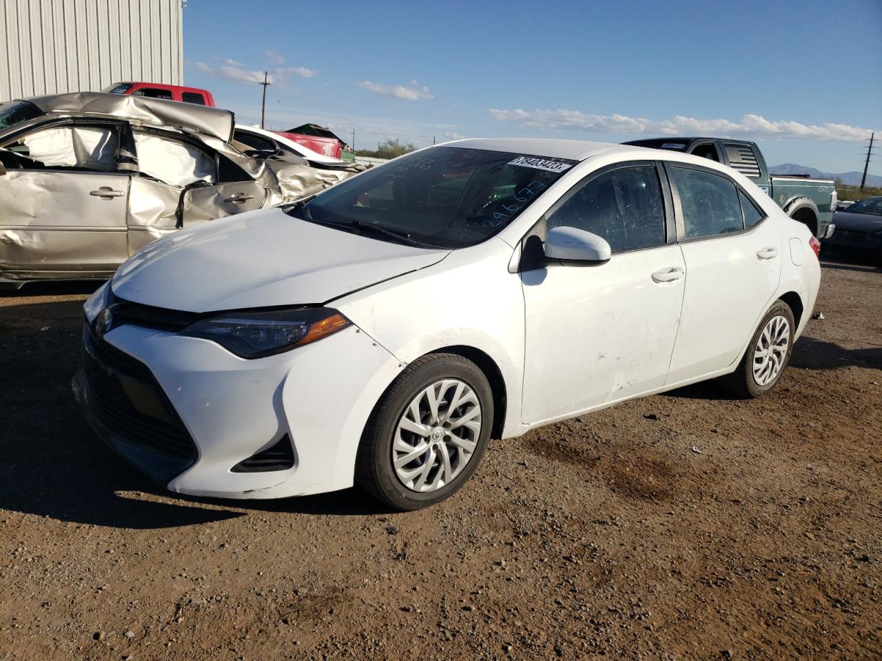 Изображение 1 2019 TOYOTA COROLLA L 2019 с VIN 2T1BURHE1KC246677