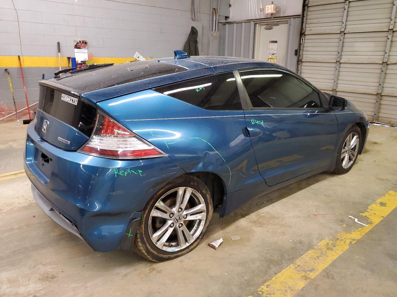Obraz 3 z 2011 HONDA CR-Z EX 2011 z VIN JHMZF1D62BS014398