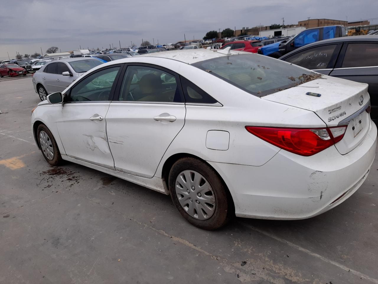 Image 2 of 2011 HYUNDAI SONATA GLS 2011 with VIN 5NPEB4AC9BH012153