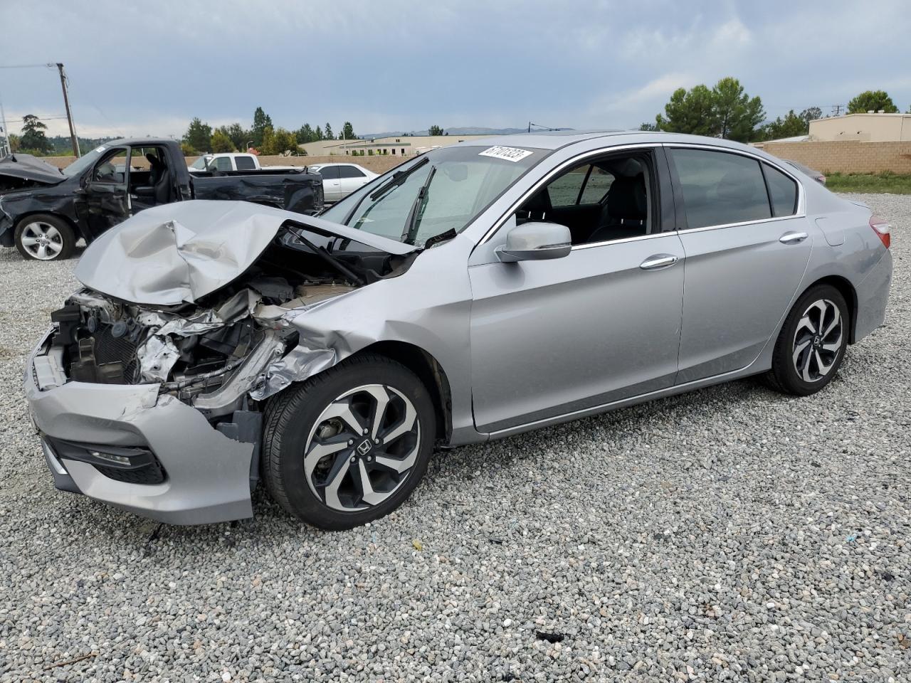 Image 1 of 2016 HONDA ACCORD EXL 2016 with VIN 1HGCR3F86GA008224