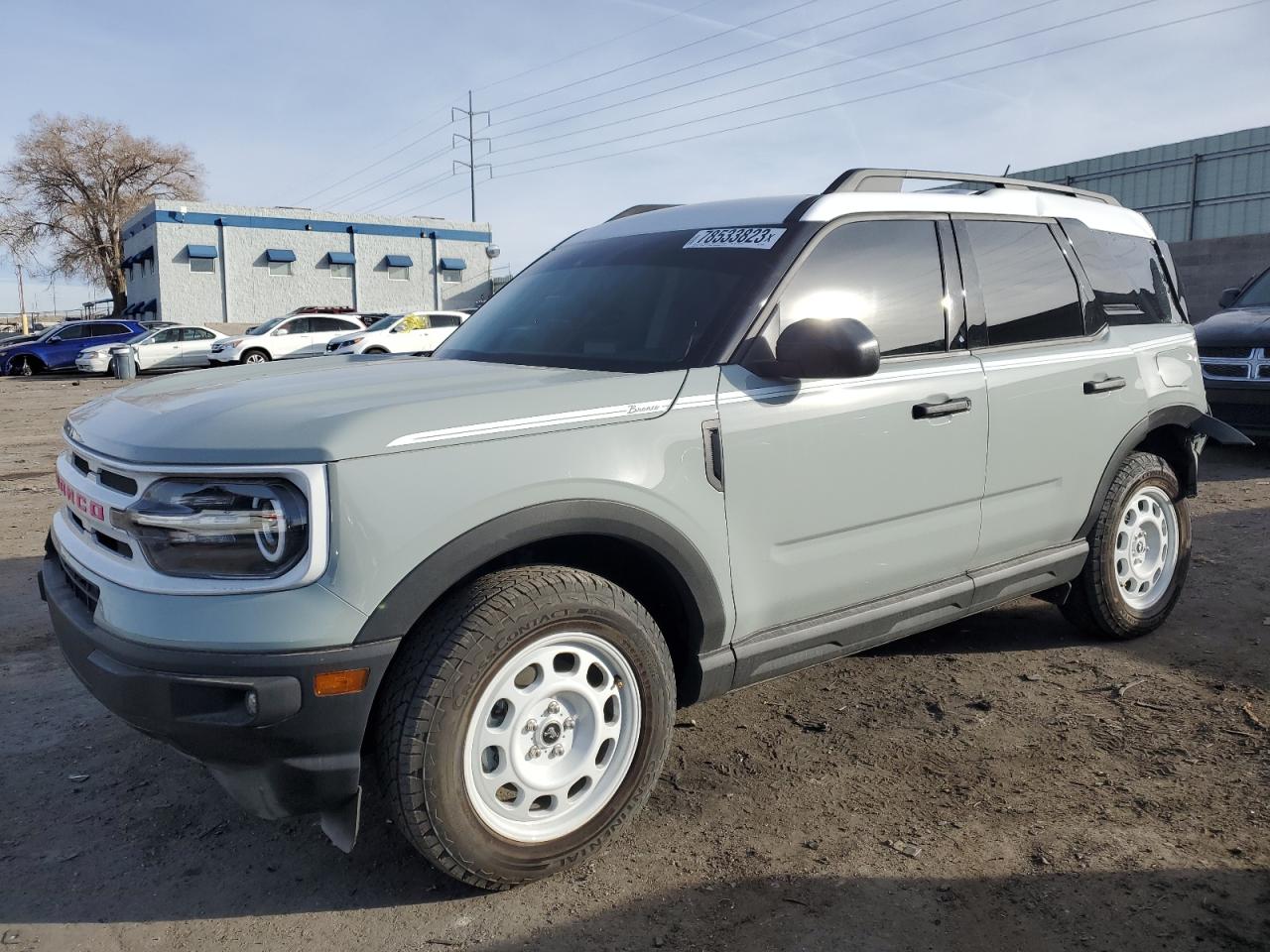 Image 1 of 2023 FORD BRONCO SPORT HERITAGE 2023 with VIN 3FMCR9G6XPRD80262