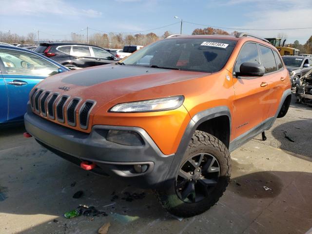 Image 1 of 2016 JEEP CHEROKEE TRAILHAWK 2016 with VIN 1C4PJMBSXGW241539
