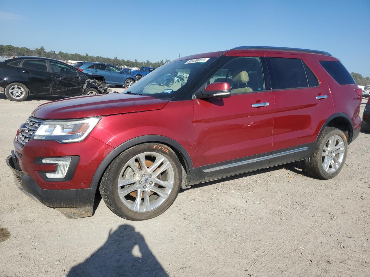 Image 1 of 2016 FORD EXPLORER LIMITED 2016 with VIN 1FM5K7F80GGD26030