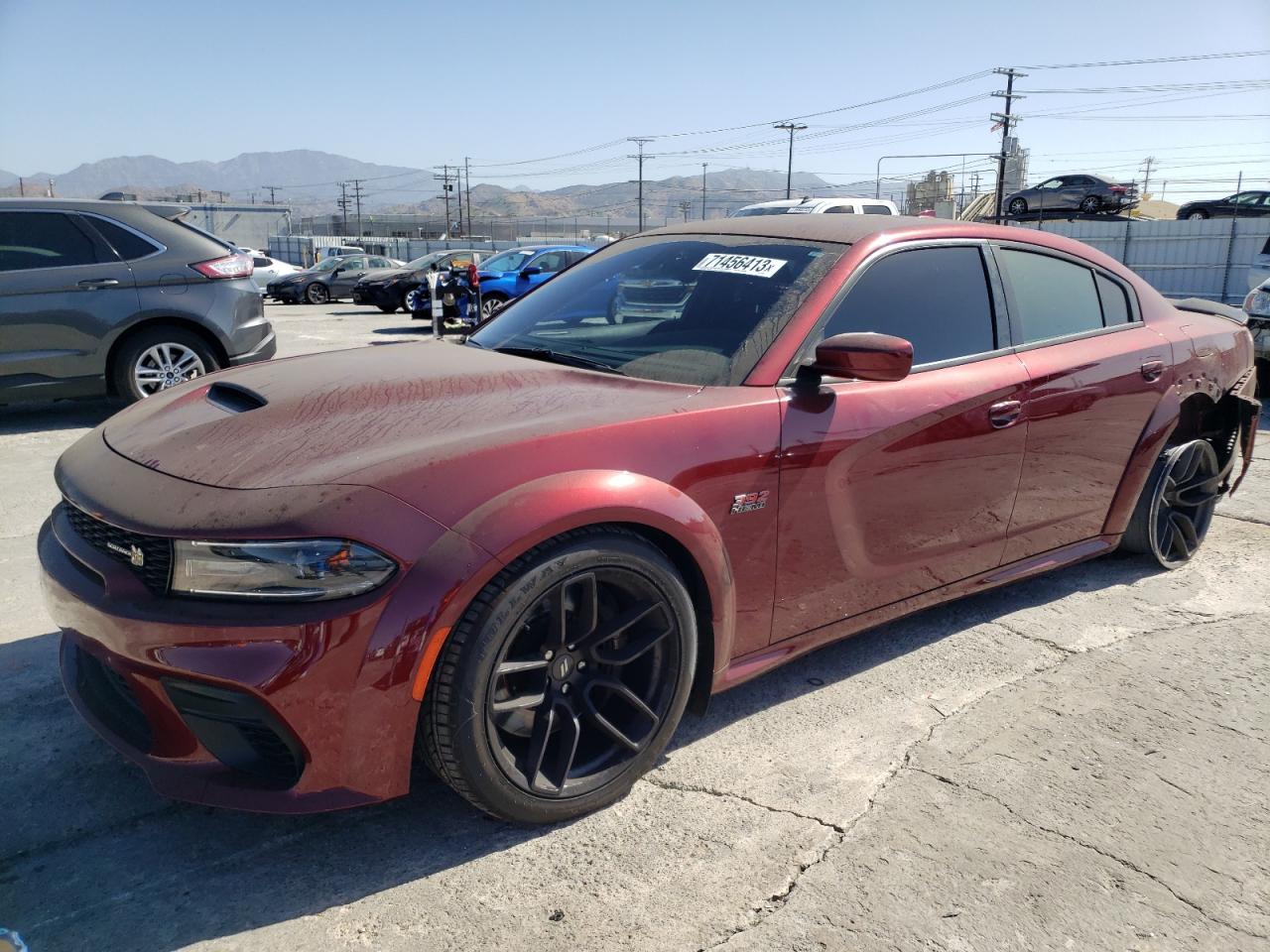 Image 1 of 2020 DODGE CHARGER SCAT PACK 2020 with VIN 2C3CDXGJXLH171254