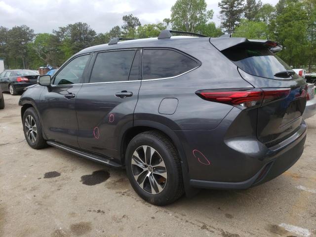 Image 2 of 2021 TOYOTA HIGHLANDER XLE 2021 with VIN 5TDGZRBH1MS542304