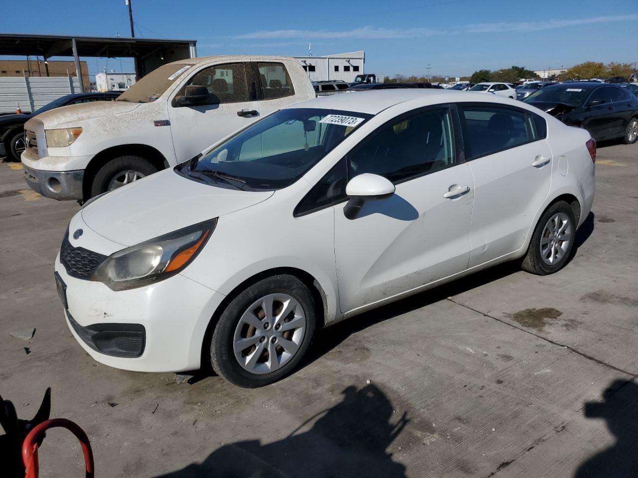 Image 1 of 2013 KIA RIO LX 2013 with VIN KNADM4A33D6125838