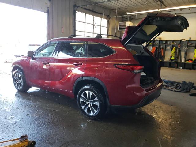 Image 2 of 2022 TOYOTA HIGHLANDER XLE 2022 with VIN 5TDHZRBHXNS589840