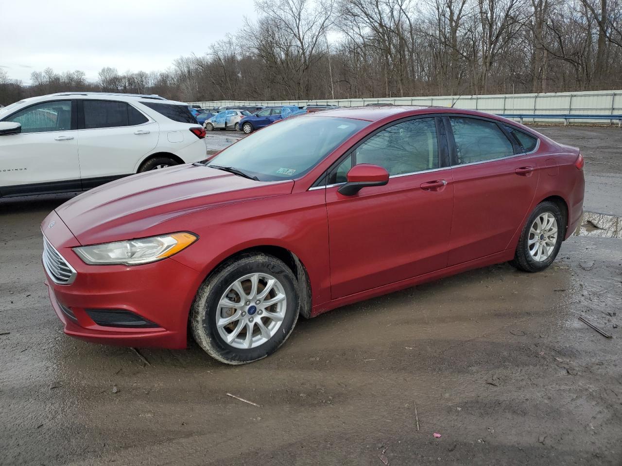 Image 1 of 2017 FORD FUSION S 2017 with VIN 3FA6P0G71HR161130