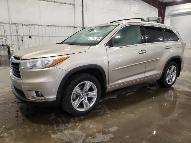 Obraz 1 z 2015 TOYOTA HIGHLANDER LIMITED 2015 z VIN 5TDDKRFH2FS080503