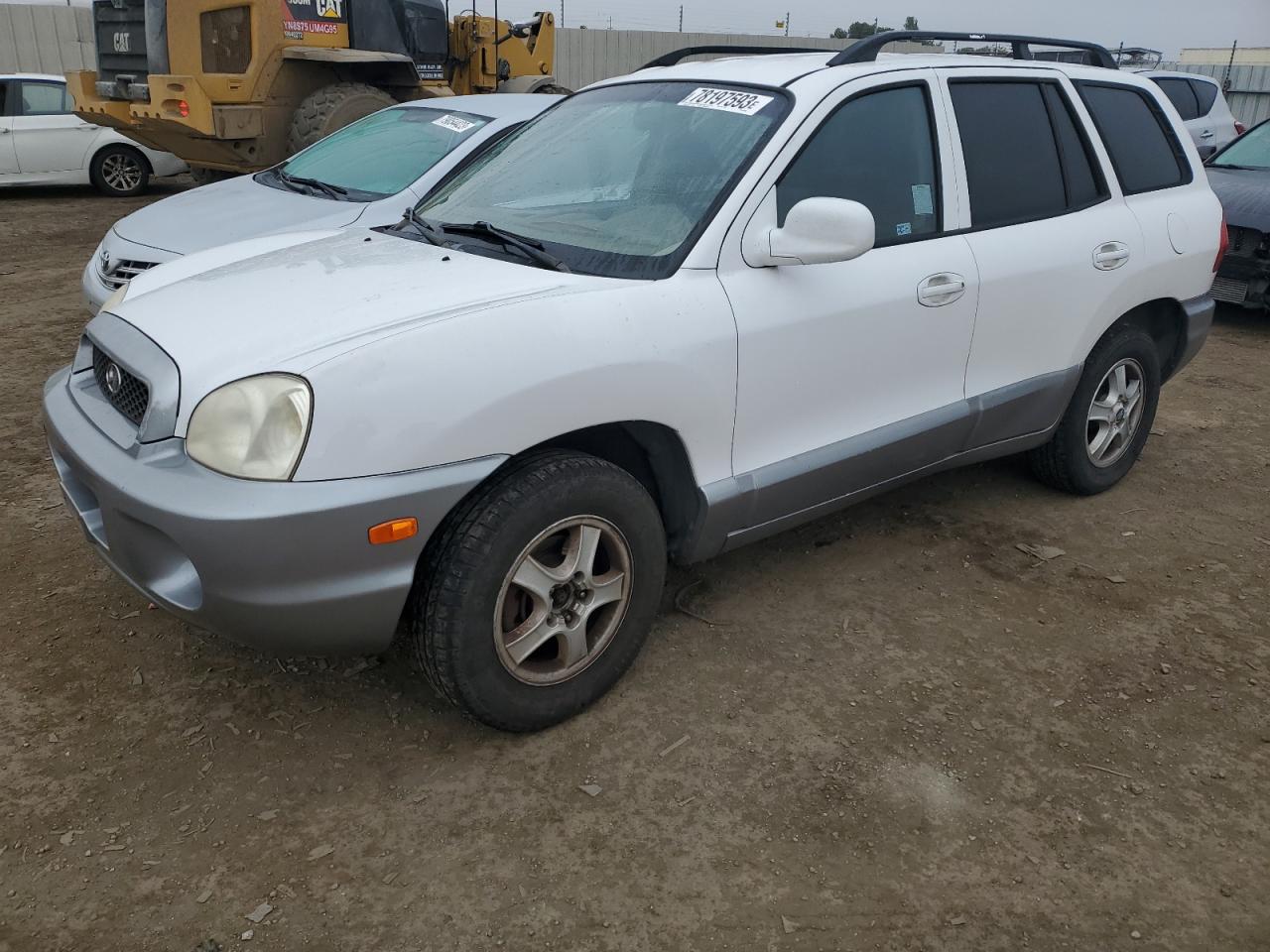 Image 1 of 2004 HYUNDAI SANTA FE GLS 2004 with VIN KM8SC73EX4U676160