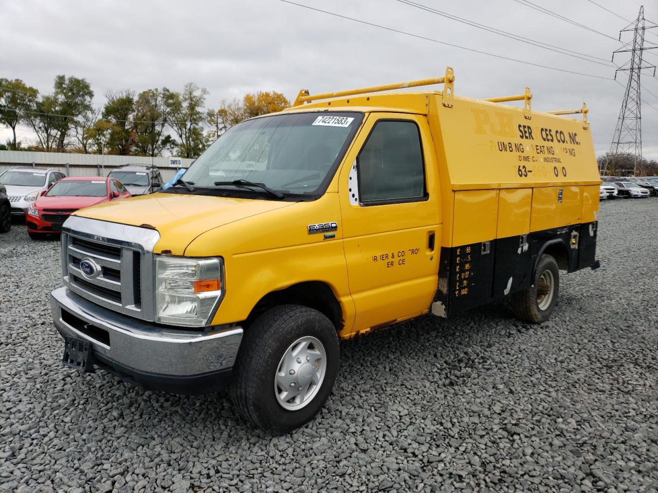 Изображение 1 2009 FORD ECONOLINE E350 SUPER DUTY CUTAWAY VAN 2009 с VIN 1FDSE35L39DA24373