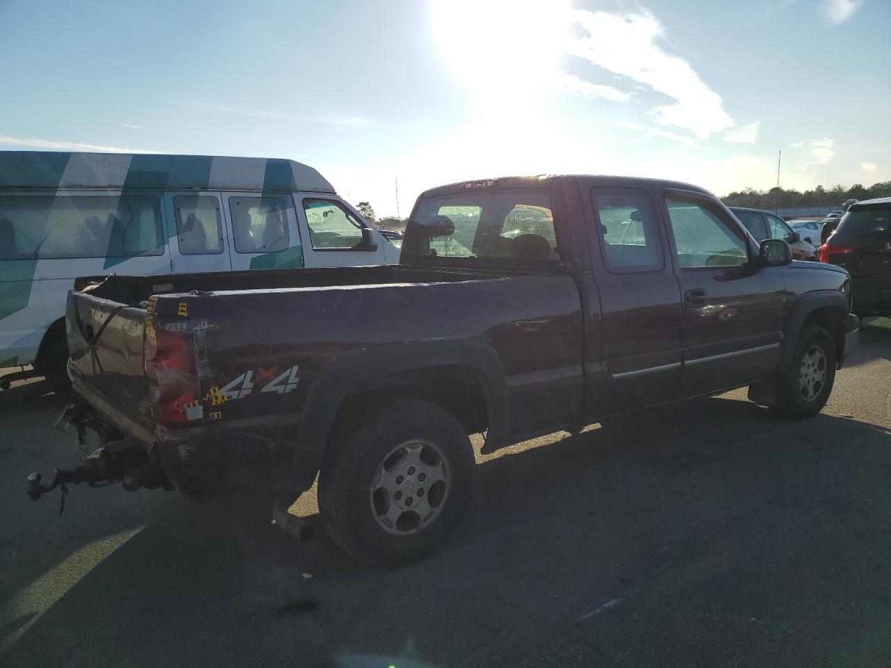 Изображение 3 2003 CHEVROLET SILVERADO K1500 2003 с VIN 1GCEK19V83E344445