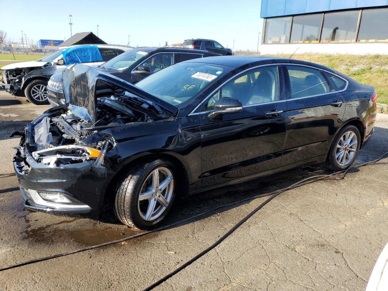 Изображение 1 2017 FORD FUSION SE 2017 с VIN 3FA6P0HD9HR334204