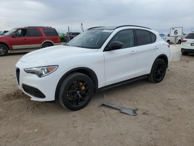 Image 1 of 2021 ALFA ROMEO STELVIO TI 2021 with VIN ZASPAKBN8M7D01944