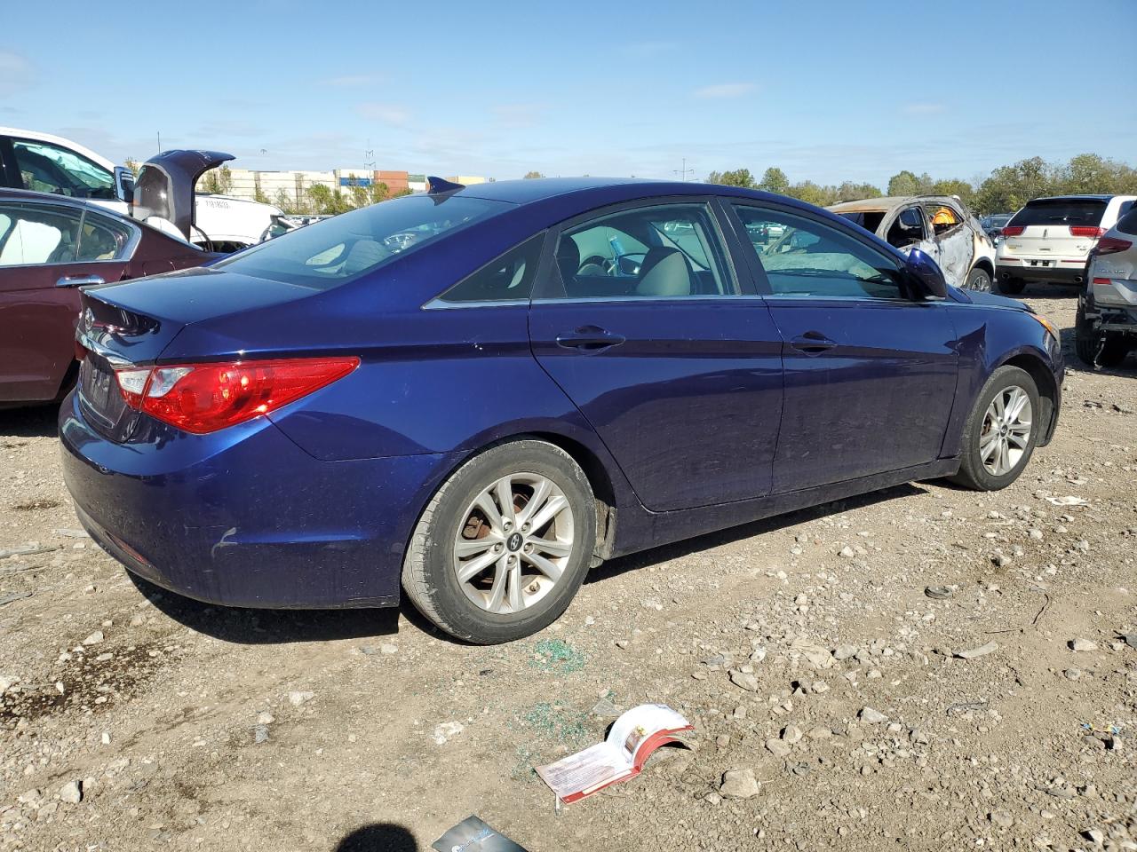 Image 3 of 2012 HYUNDAI SONATA GLS 2012 with VIN 5NPEB4AC0CH418534
