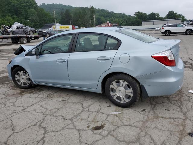 Image 2 of 2012 HONDA CIVIC HYBRID 2012 with VIN JHMFB4F25CS003102