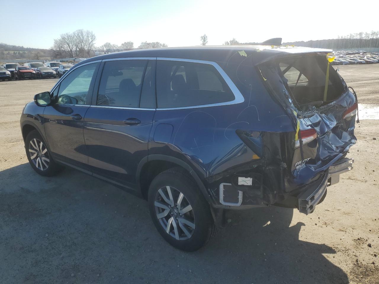 Изображение 2 2019 HONDA PILOT EX 2019 с VIN 5FNYF6H30KB090015