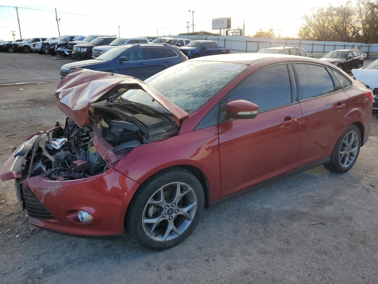 Изображение 1 2014 FORD FOCUS SE 2014 с VIN 1FADP3F28EL414856