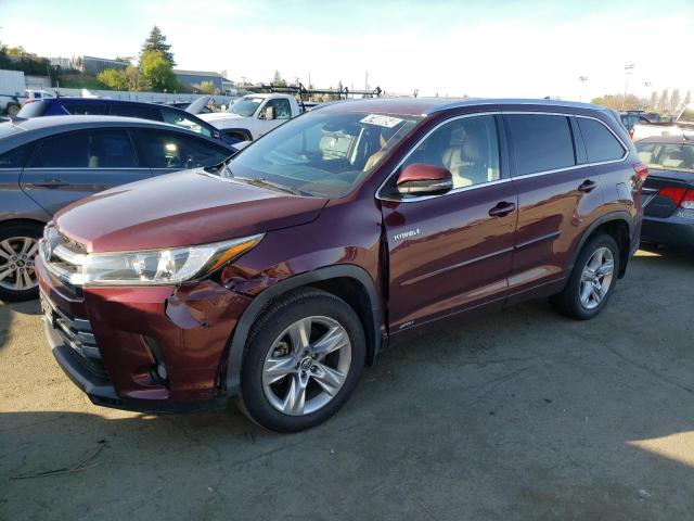 Изображение 1 2018 TOYOTA HIGHLANDER HYBRID LIMITED 2018 с VIN 5TDDGRFH6JS045232