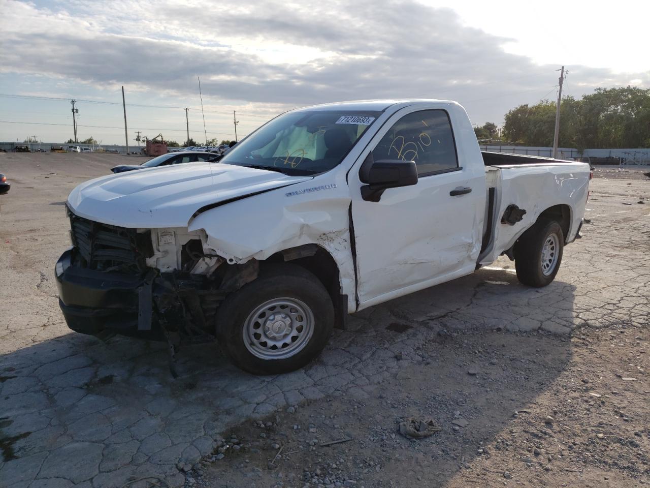 Image 1 of 2022 CHEVROLET SILVERADO LTD C1500 2022 with VIN 3GCNWAEKXNG186086
