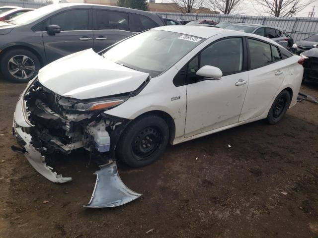 Image 1 of 2021 TOYOTA PRIUS PRIME LE 2021 with VIN JTDKAMFP4M3177656