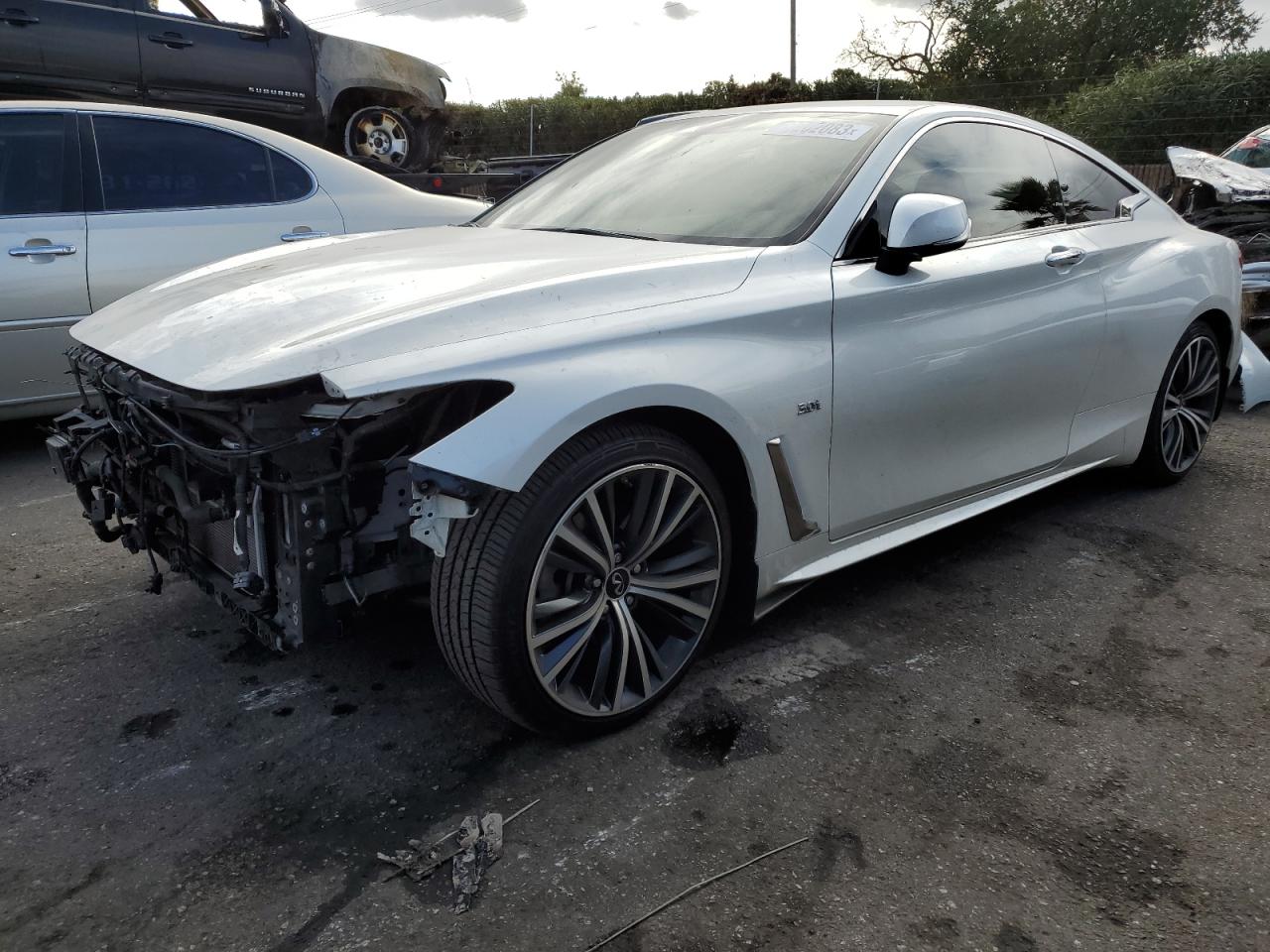 Image 1 of 2020 INFINITI Q60 PURE 2020 with VIN JN1EV7EK2LM340129